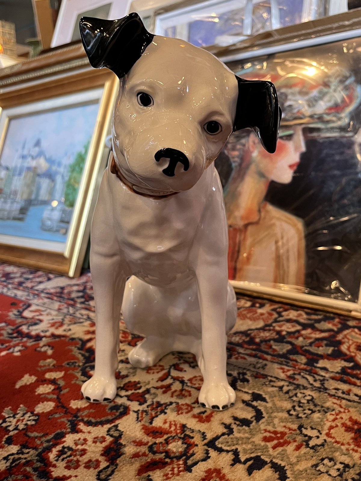 Victor犬 ビクター犬 ニッパー君 陶器製 | アンティーク家具と喫茶