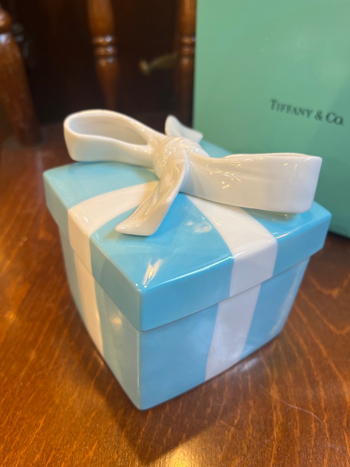 Tiffany&Co ティファニー ブルーボックス 陶器小物入れ | アンティーク