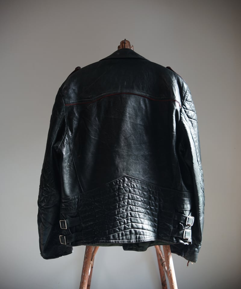 1940~50s German army motorcycle leather jacket