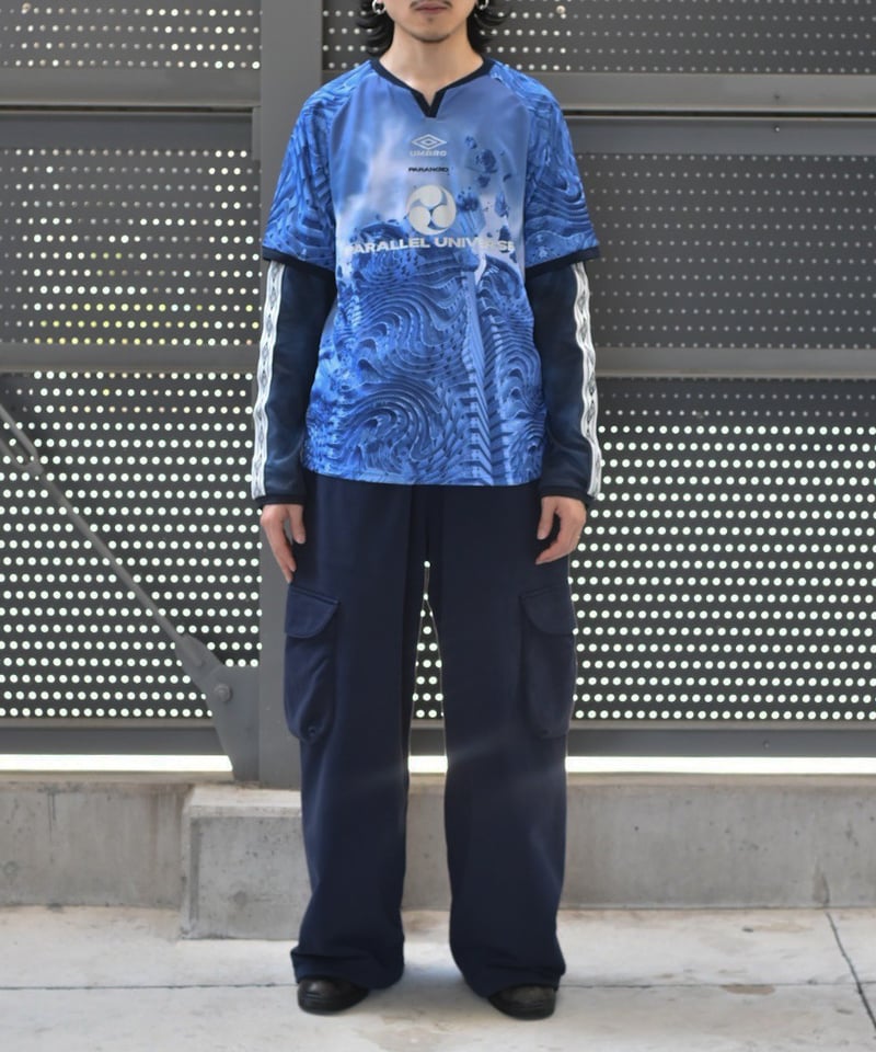 PARANOID×UMBRO】OVERLAP L/S GAME SHIRT | 45do｜r