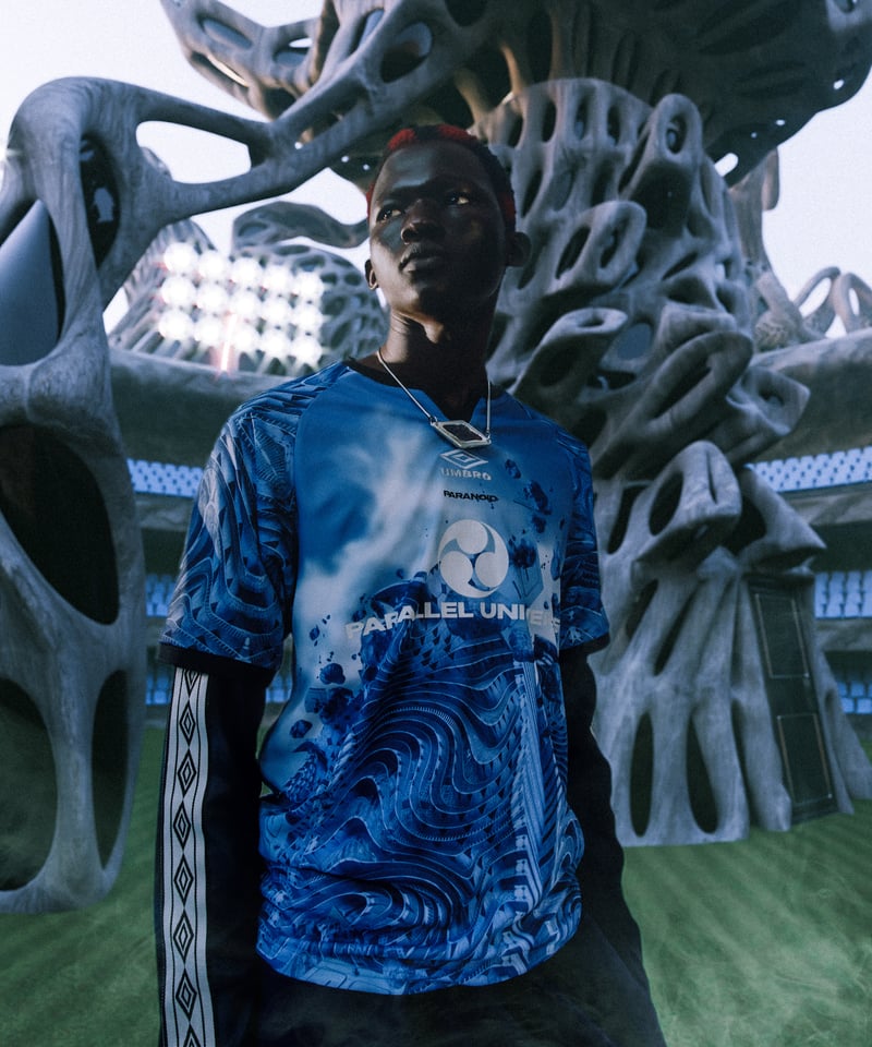 PARANOID×UMBRO】OVERLAP L/S GAME SHIRT | 45do｜r