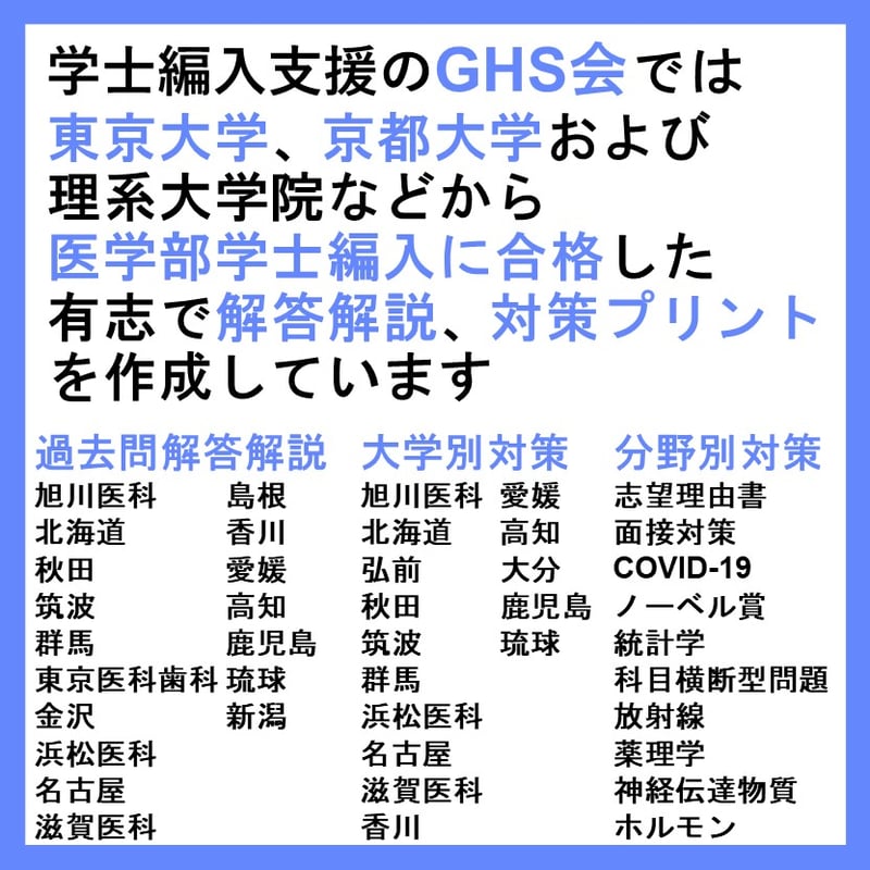 秋田大学 生命科学/小論文（2024年度） | GHS会STORES店