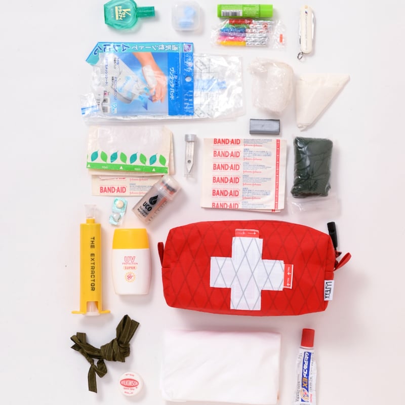 山旅 YAMATABI / X-PAC製ファーストエイドキットポーチ｜X-PAC First