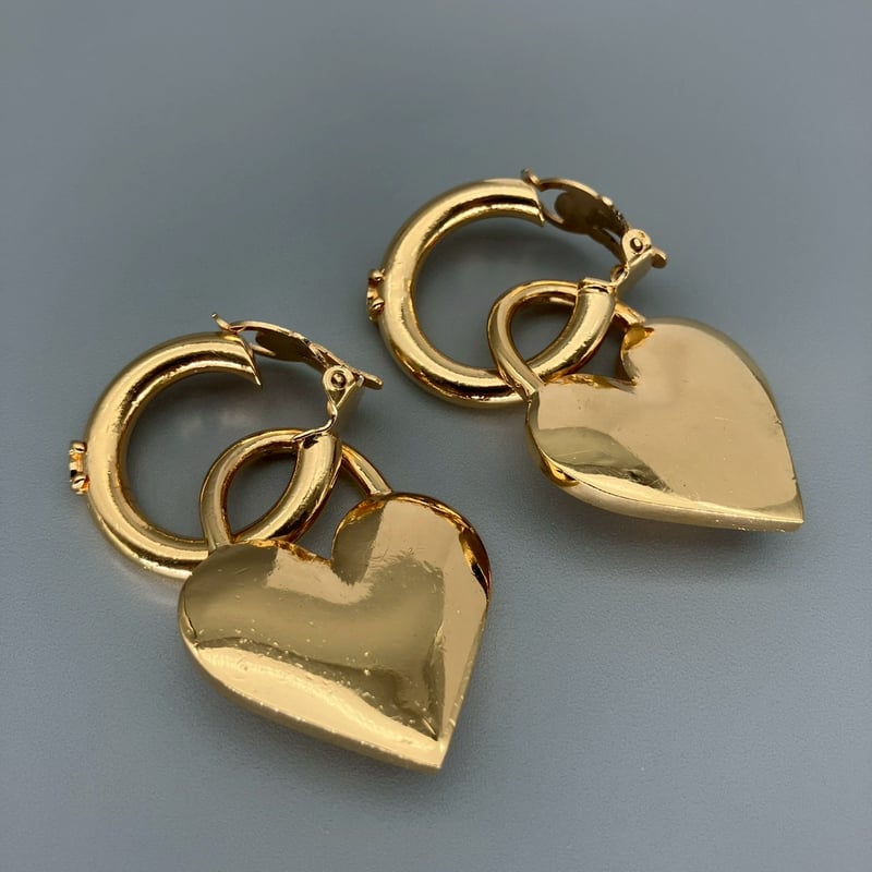 CHANEL (シャネル) ヴィンテージ ハート ココマーク カラーストーン