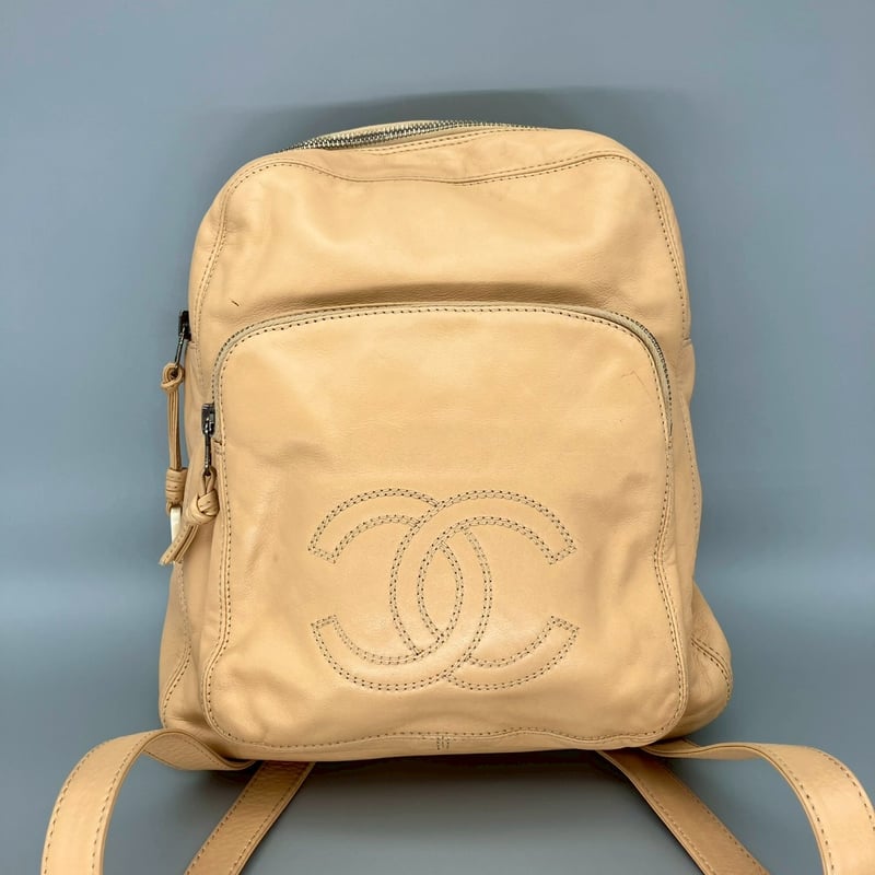 CHANEL (シャネル) ヴィンテージ デカココ ココマーク ベージュ