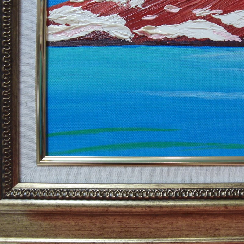 ≪国美協≫TOMOYUKI・友之、『富士山』、油彩画、F6号：40,9×31,8cm