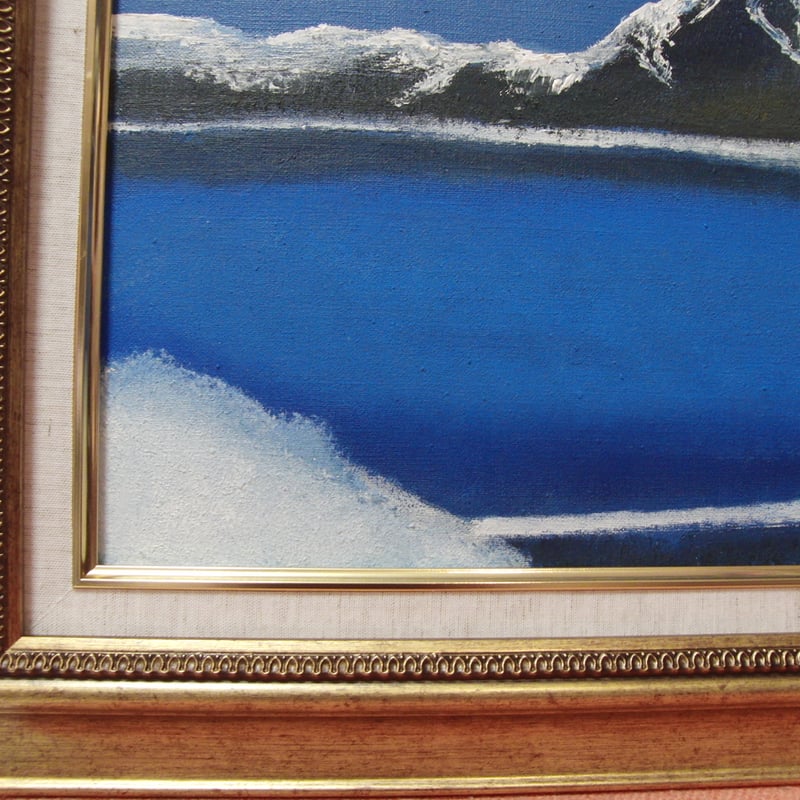 ≪国美協≫多田晴義、『北海道 羊蹄山』、油彩画、F6号：40,9×31,8cm