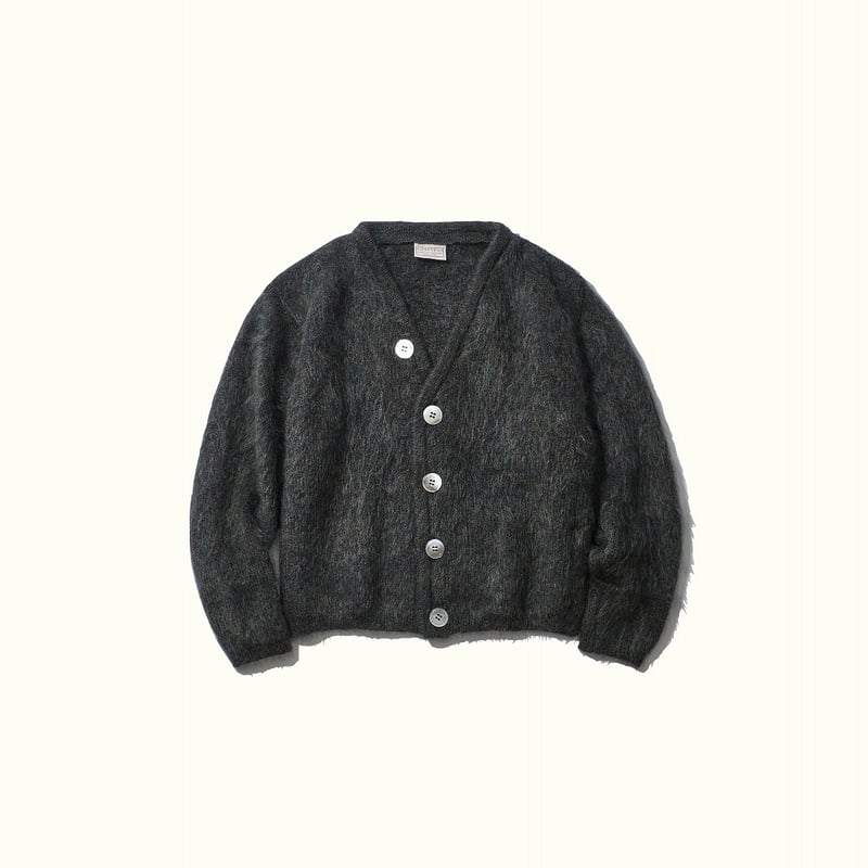 KOOKY ZOO / JUVENILE MOHAIR CARDIGAN(MIX GREEN)