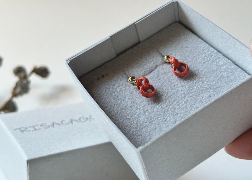 竹のピアス／連tsunagari ｜国産竹 × 手仕事｜竹を装う | RISACAGO