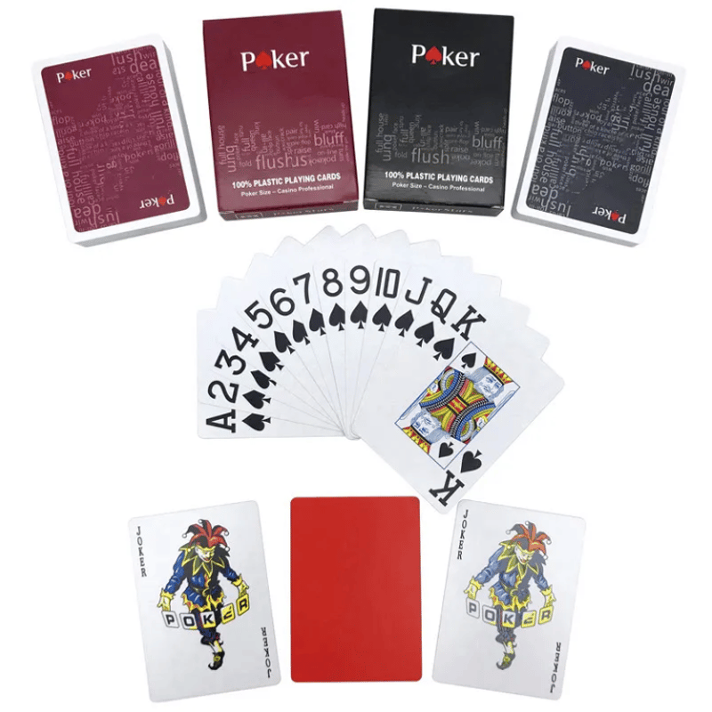 ポーカースターズ トランプ2デッキセット 赤・黒 各1デッキ | Poker