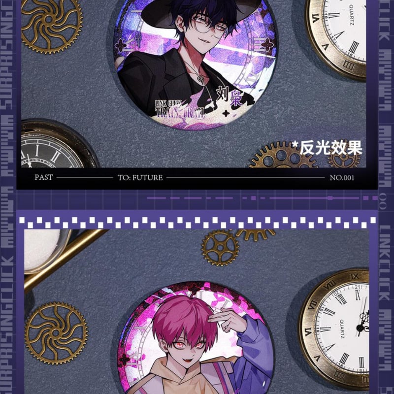 時光代理人 SurprisingClickシリーズ 審判列車 缶バッジ全セット