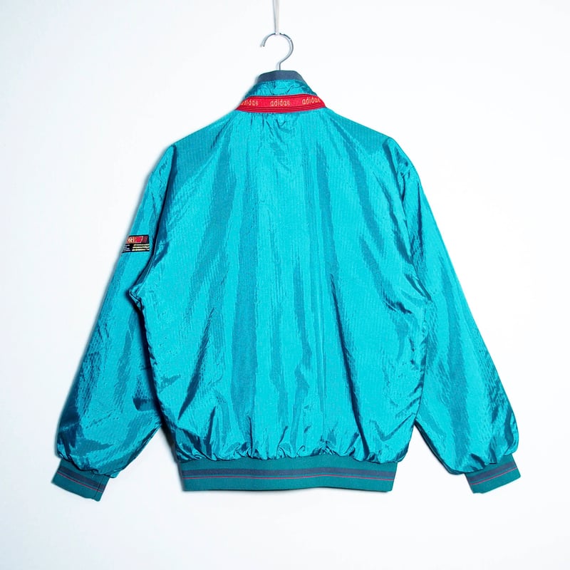 USED【 adidas 】90sナイロンジャケット（デサント製）／MENS：M〜L