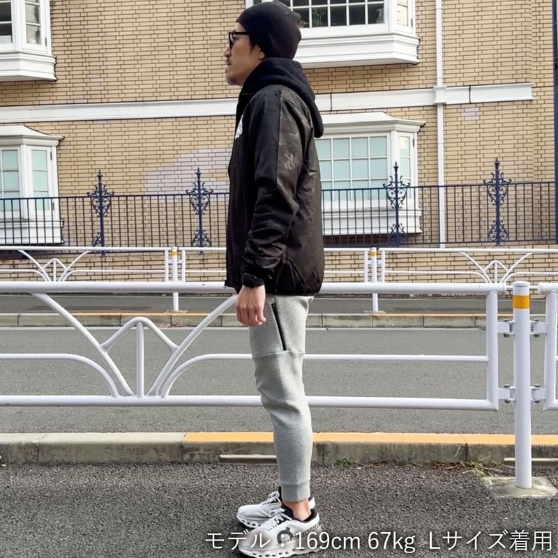 ナイロンジャケット＜I'm IMANAMI Class＞カモ柄×ワッペン（ホワイト