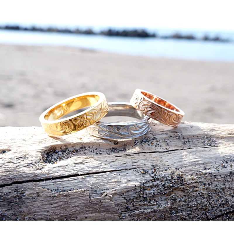 フラットリング 5mm【刻印OK】｜ハワイアンジュエリー | MELIA