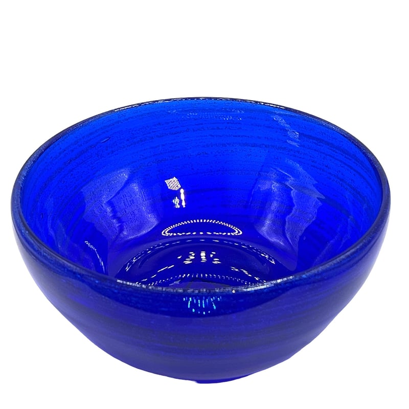 琉球ガラス匠工房 海の泡 小鉢 青 | BLRE:ViO