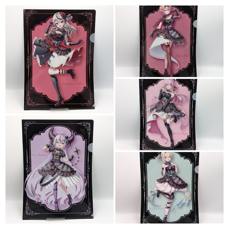 ホロライブ セブンイレブン限定 A4クリアファイル コンプリートセット