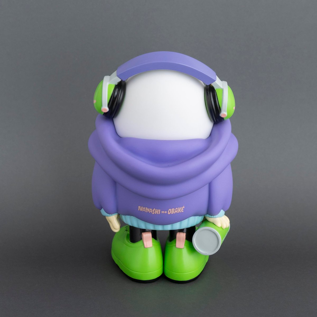 ヘッドホンおばけちゃんソフビ[PURPLE] | ななしのおばけちゃん