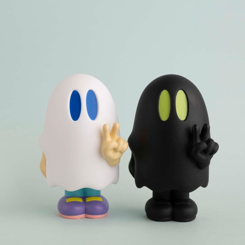 ピースおばけちゃんのソフビ/BLUE | ななしのおばけちゃんオンラインストア