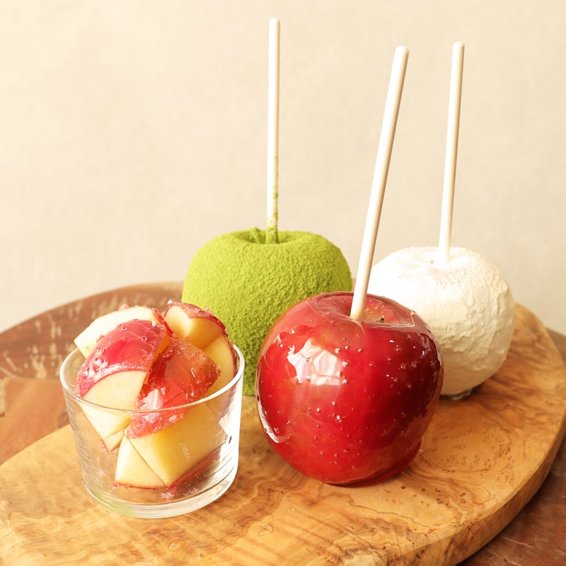 専門店がつくる本格りんご飴【通販限定3種セット】 | amenone(アメノネ)