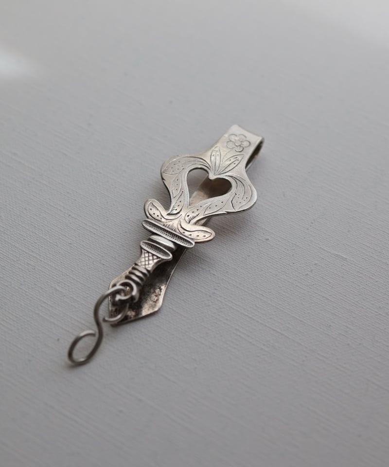 c.1890 France / アール・ヌーヴォー/ シャトレーヌ / Silver 800