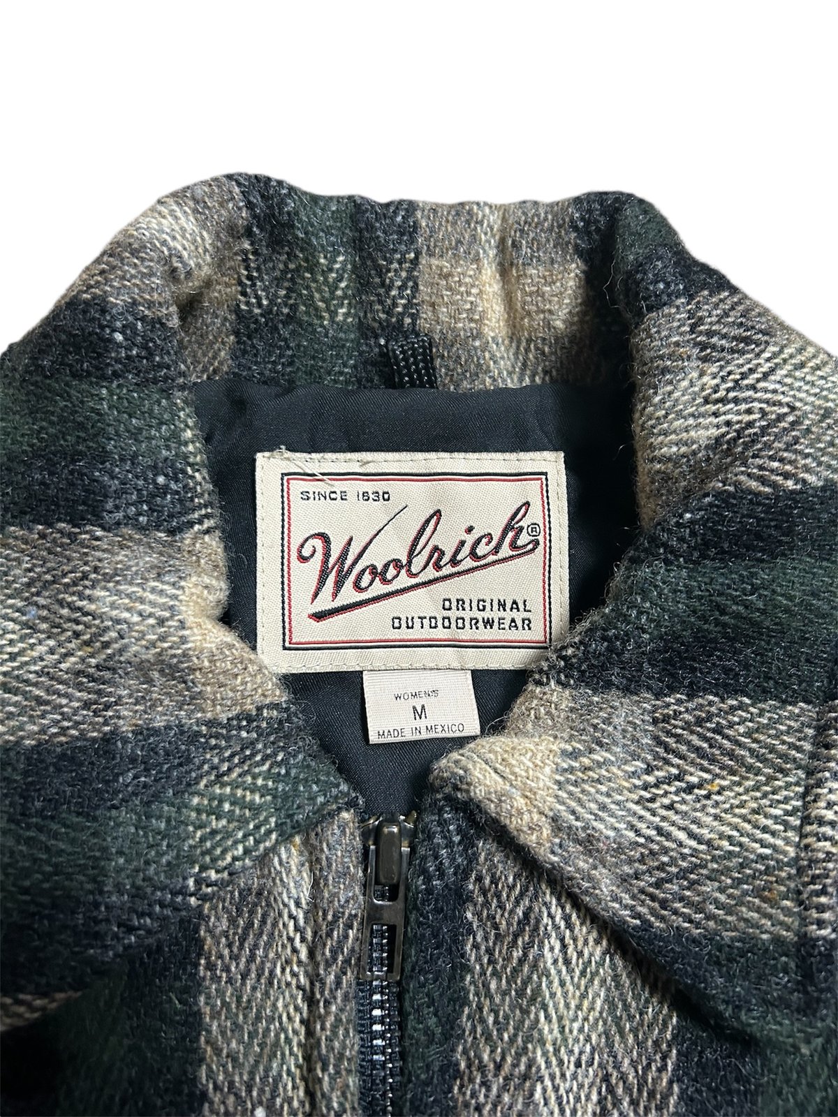 90's Woolrich チェック ウールジャケット スイングトップ メキシコ製