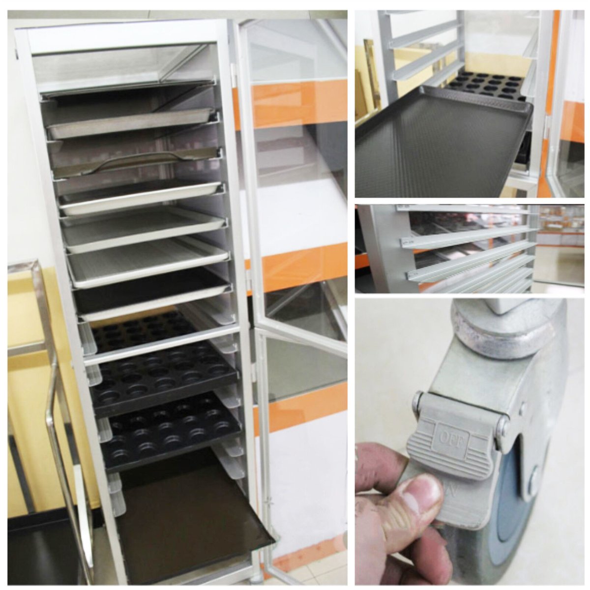 業務用 18段アルミ合金ラック SN1961 ケーキ屋さん パン屋さん 開業