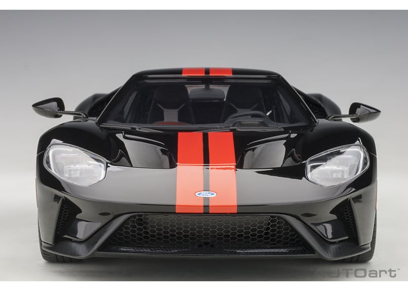AUTOart 1/18 フォード GT 2017 （ブラック／オレンジ・ストライプ