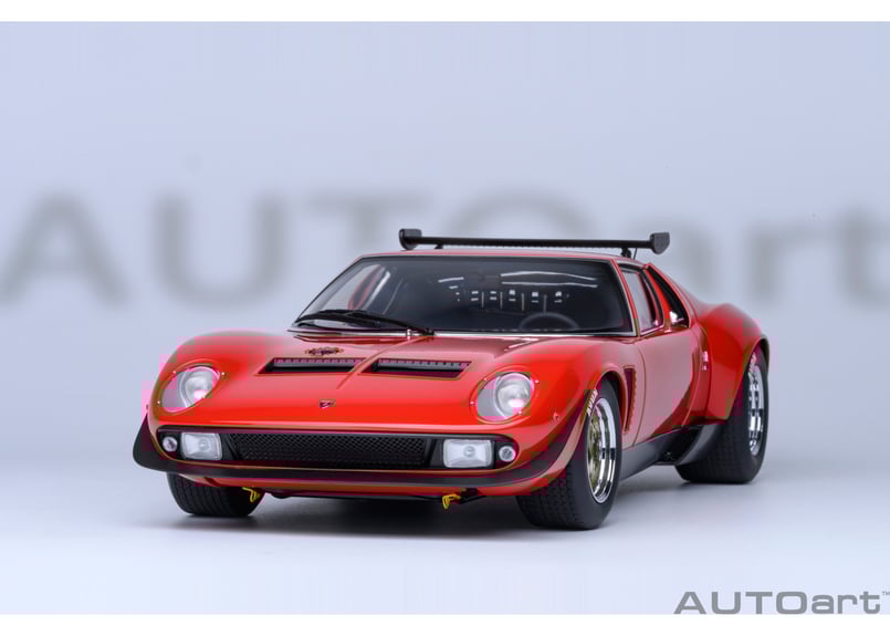 AUTOart 1/18 ランボルギーニ ミウラ SVR “イオタ” （レッド） 79171