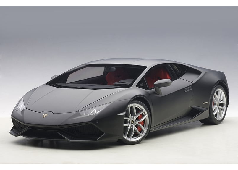 AUTOart 1/12 ランボルギーニ ウラカン LP610-4 (マット・ブラック) 12