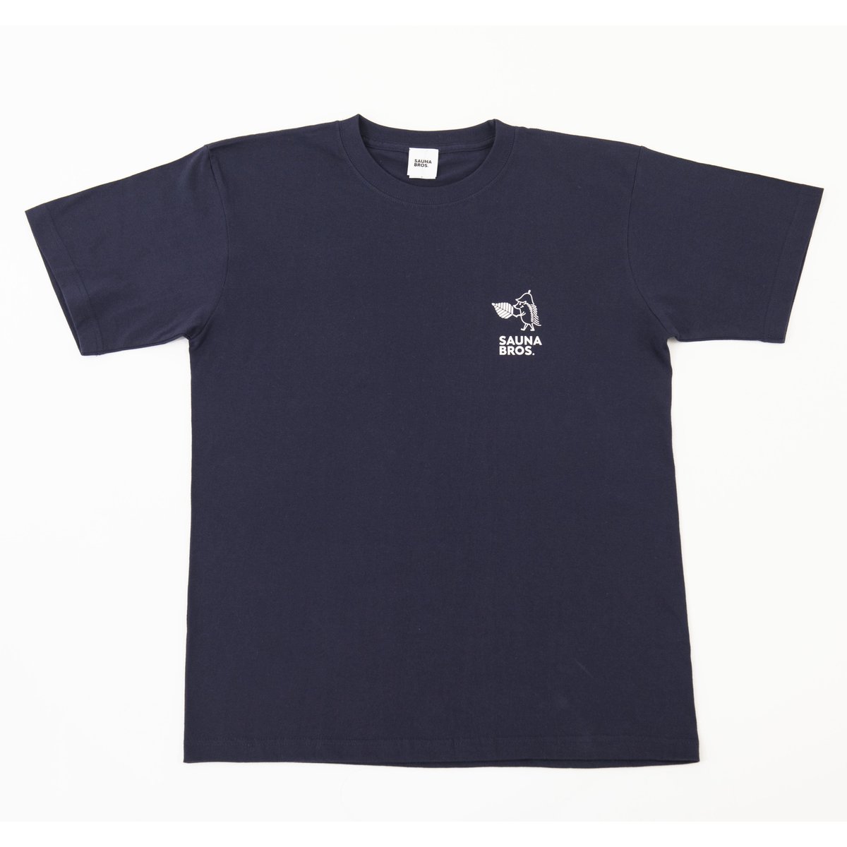 ちょこっとちらっとピースくんTシャツ（ネイビー） | SAUNA BROS.