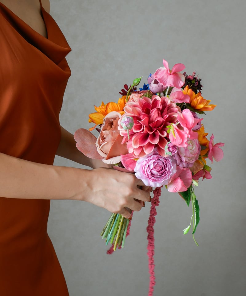モディカラフルブーケ | 造花ブーケ ウェディングブーケ 持ち込み