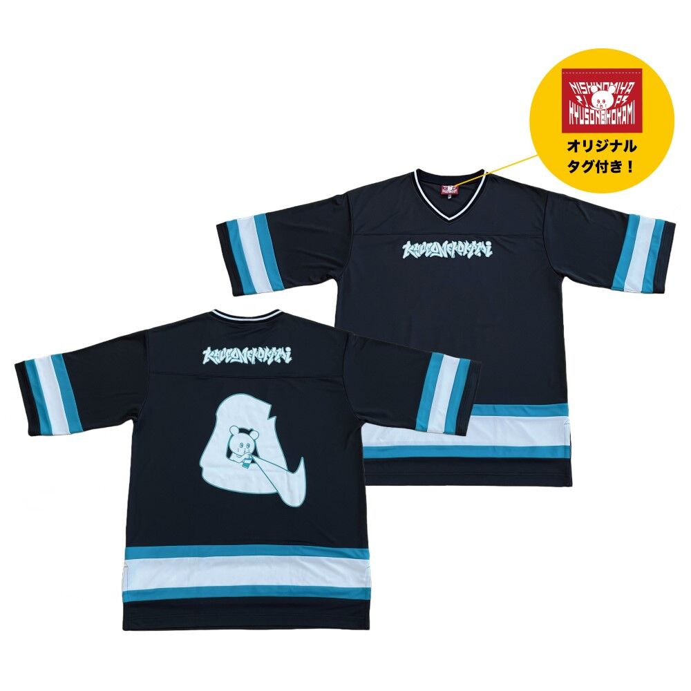 グラロゴホッケーシャツ／ブラック | KYUSONEKOKAMI OFFICIAL STORE
