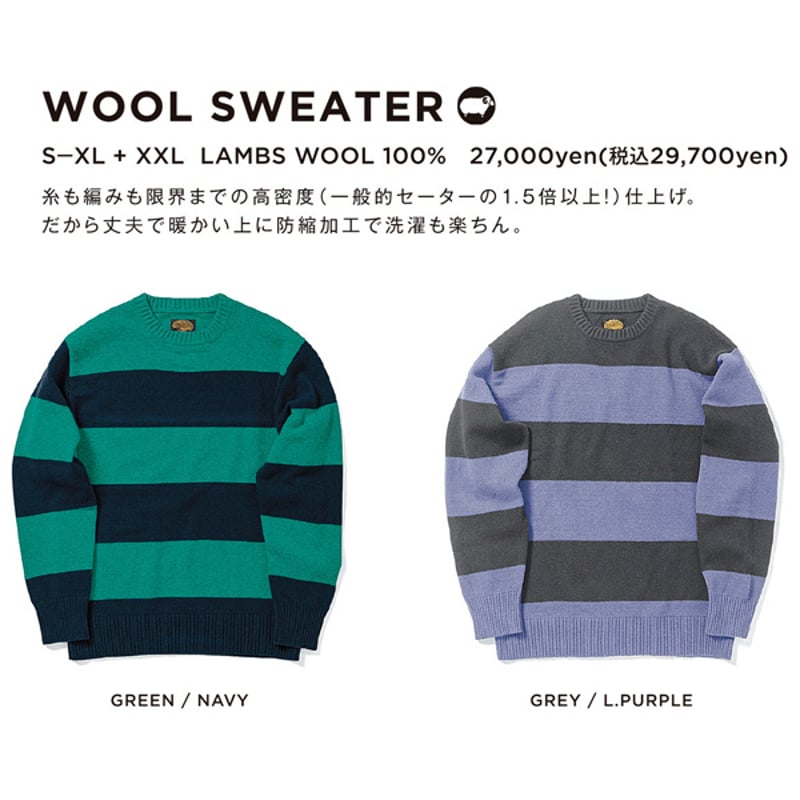 SALE 23-24 GREENCLOTHING セーター GREEN CLOTHING WO