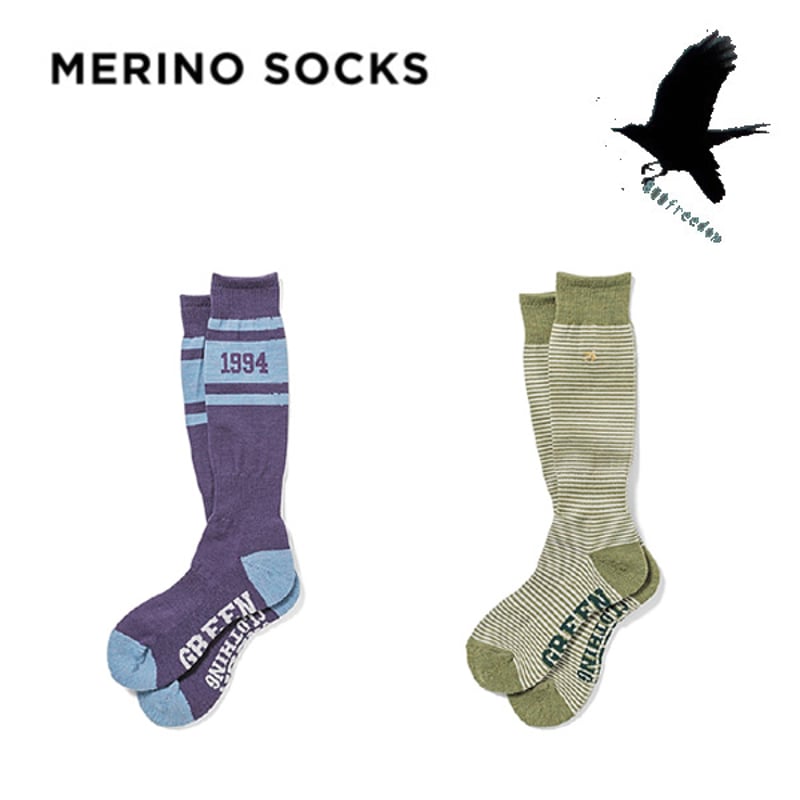 24-25 GREENCLOTHING スノーソックス GREEN CLOTHING MER