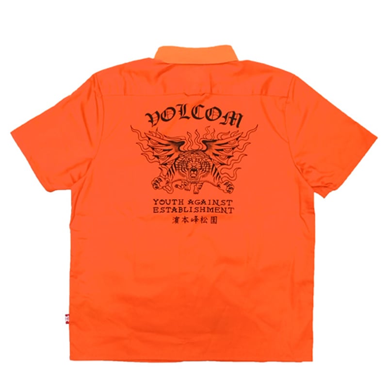 VOLCOM シャツ 半袖 オレンジ ボルコム メンズ TOKYO TRUE FEATURED