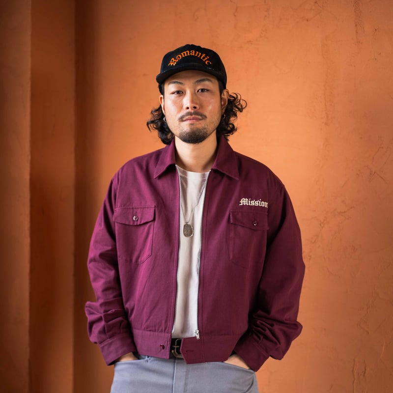Burgundy】MISSION DIST. WOLFPACK JACKET | NATIV