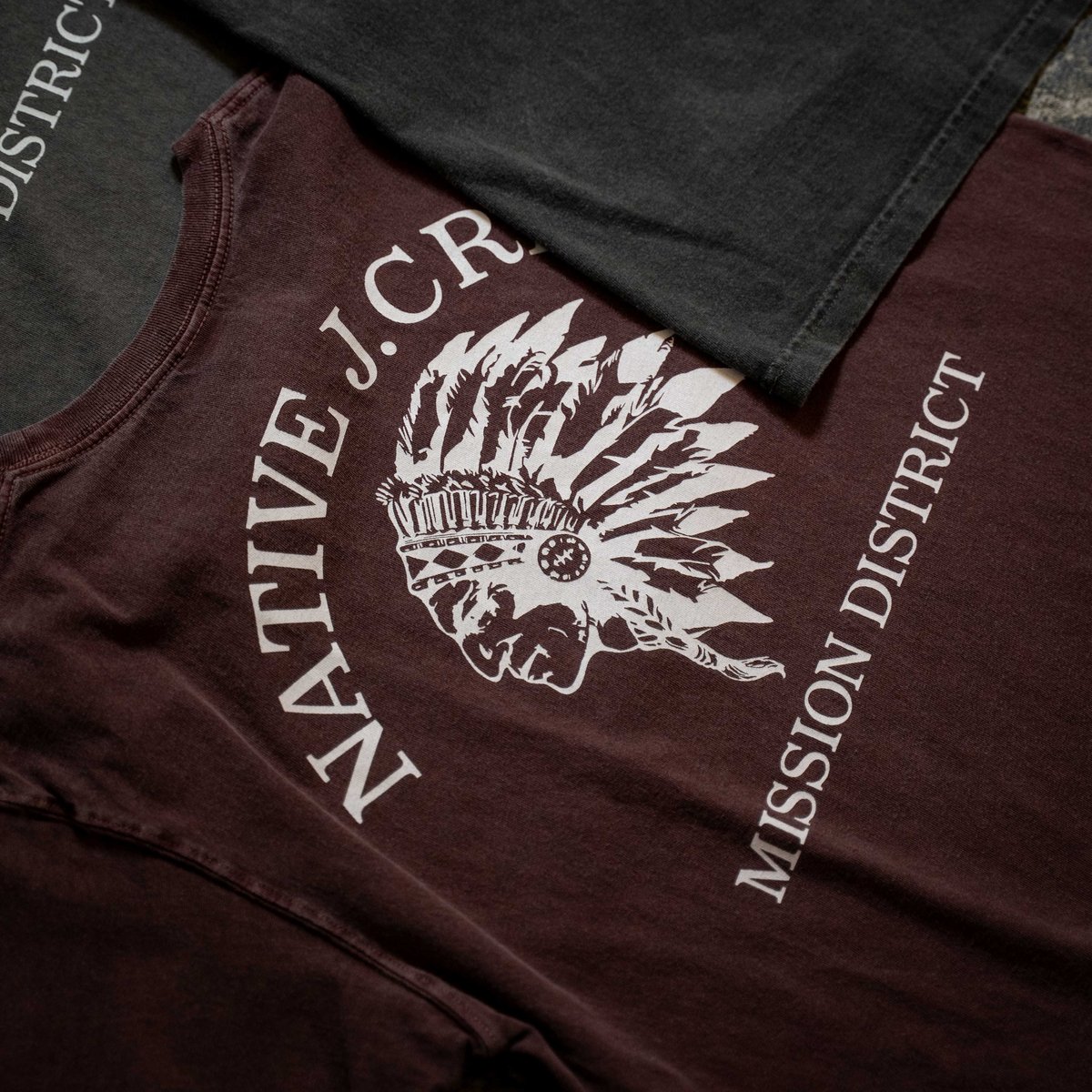 Bordeaux】NATIVE J.CREW MISSION DISTRICT T-SHIR
