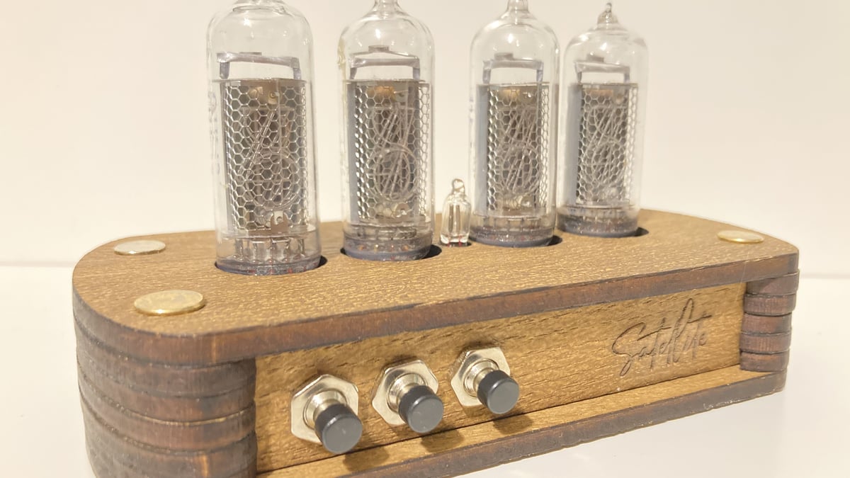 ニキシー管 nixie tube IN-14 6本 Nixie Tube Clock IN-14 オレンジ