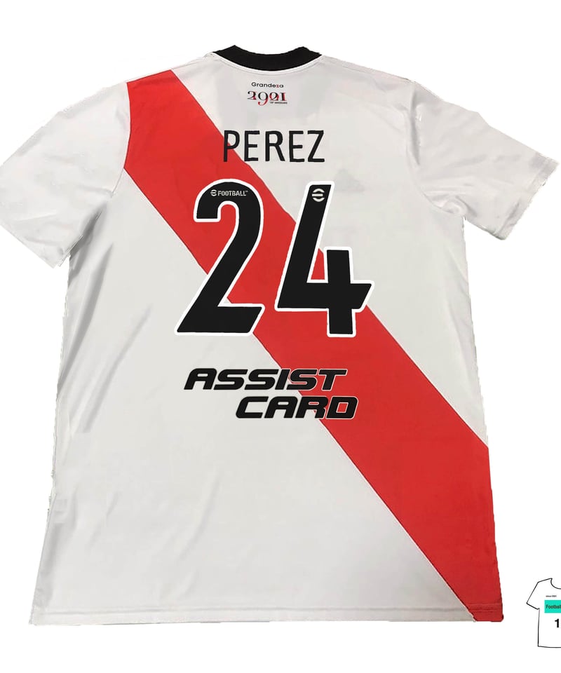 受注販売】21-22 リーベルプレート ホームユニフォーム マーキング付き