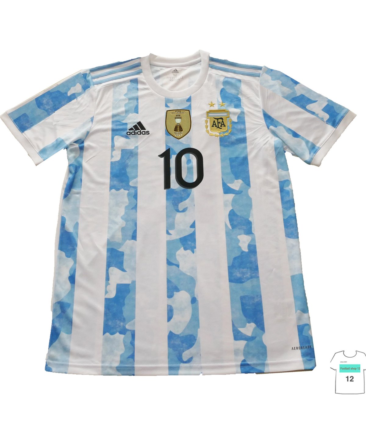 受注販売】21-22 アルゼンチン代表H メッシ コパアメリカ優勝パッチ