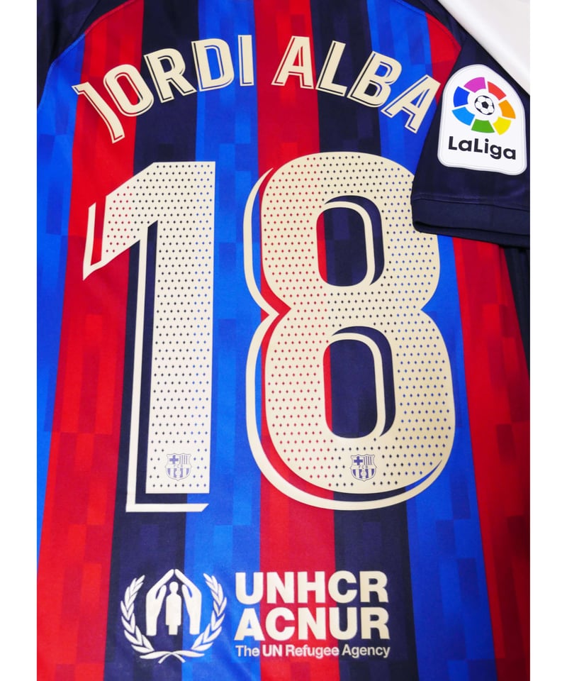 受注販売】NIKE 22/23 FCバルセロナ 公式マーキング+公式リーガパッチ