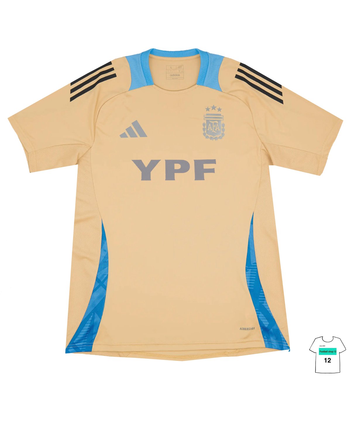 受注販売】Adidas 24/25 アルゼンチン代表 トレーニングシャツ 公式