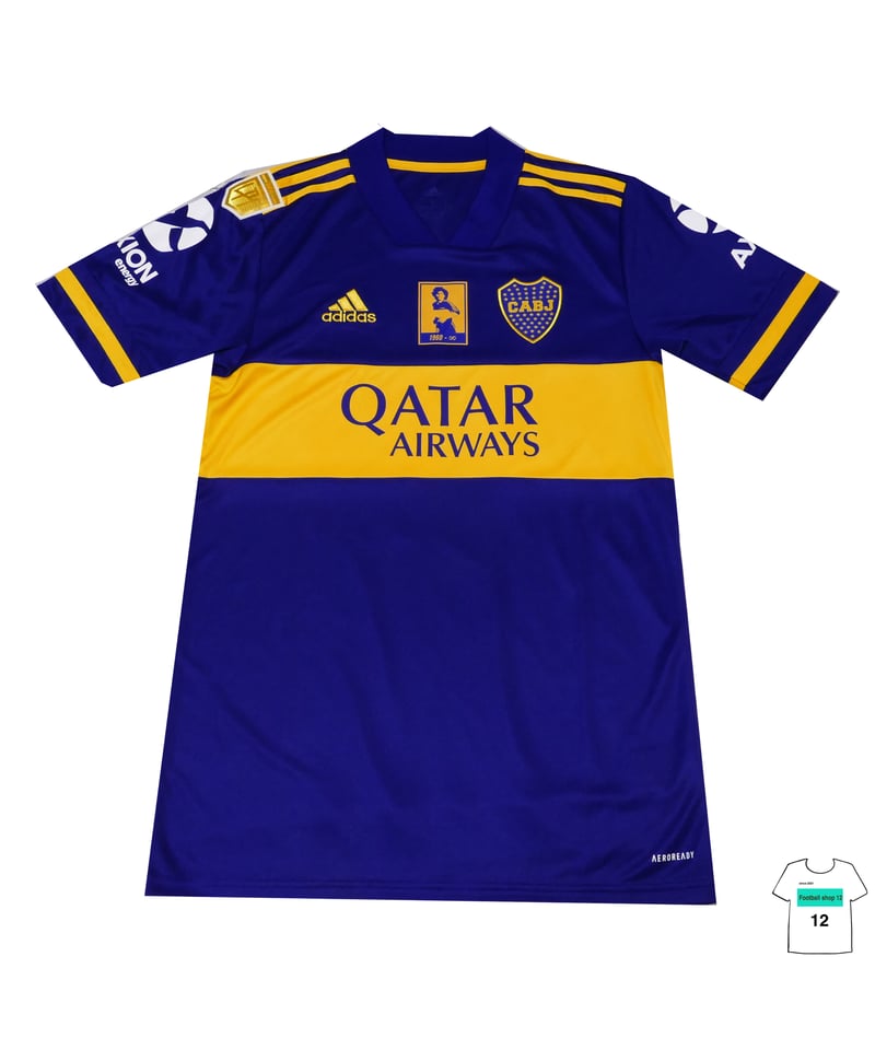 ボカジュニアーズ 90周年記念ユニフォーム マラドーナ サッカーシャツ