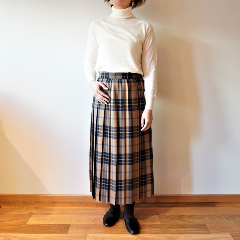 O'NEIL OF DUBLIN（オニールオブダブリン）／プリーツウールキルト