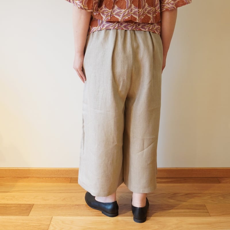 maison de soil／リネン ワイドイージーパンツ | Beignets Online