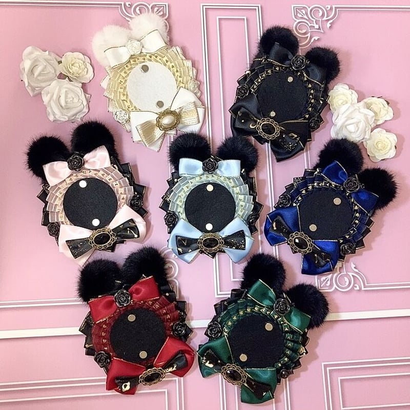 G.triGerオリジナル 推し活グッズ】うさ耳付き 痛ロゼット【缶バッジ