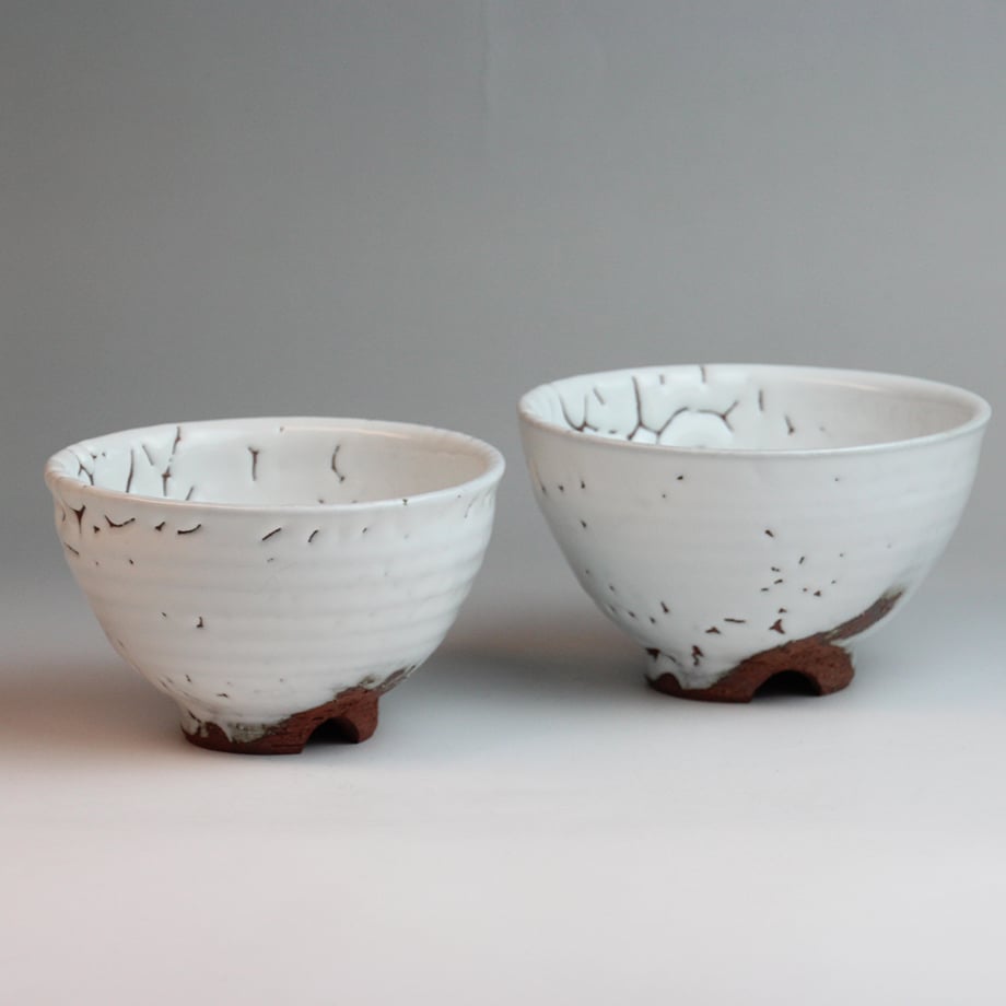 かいらぎ組茶碗（化粧箱）圭一郎作 | 萩焼窯元 萩陶苑 椿秀窯 ギフト