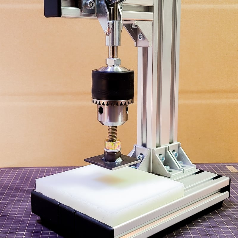 汎用菱目打ち ハンドプレス機 & レザークラフト工具スタートセット 軸