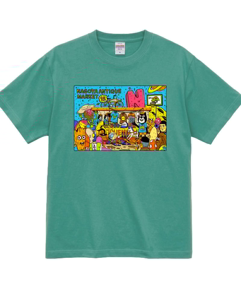 15th NAM Tシャツ ヘイジーグリーン | NAGOYA ANTIQUE MARKET