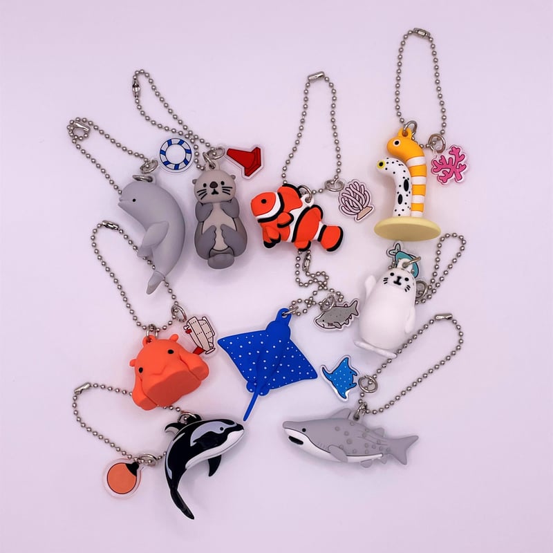 立体ラバーボールチェーン（マダラトビエイ） | すいそう